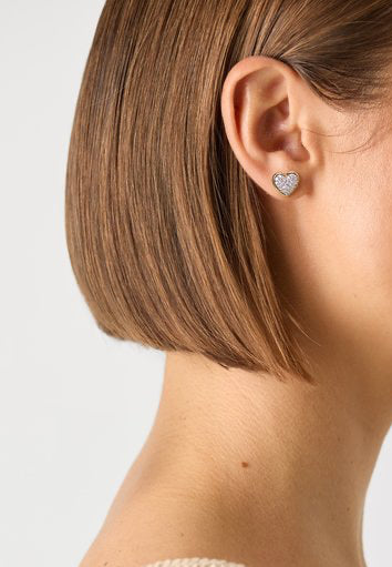 Kate Spade New York WITH ALL MY HEART PAVE STUDS Earrings.