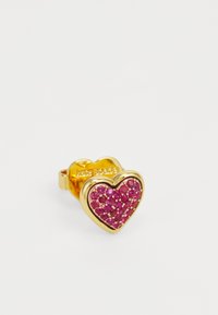 Kate Spade New York WITH ALL MY HEART PAVE STUDS Earrings. Red