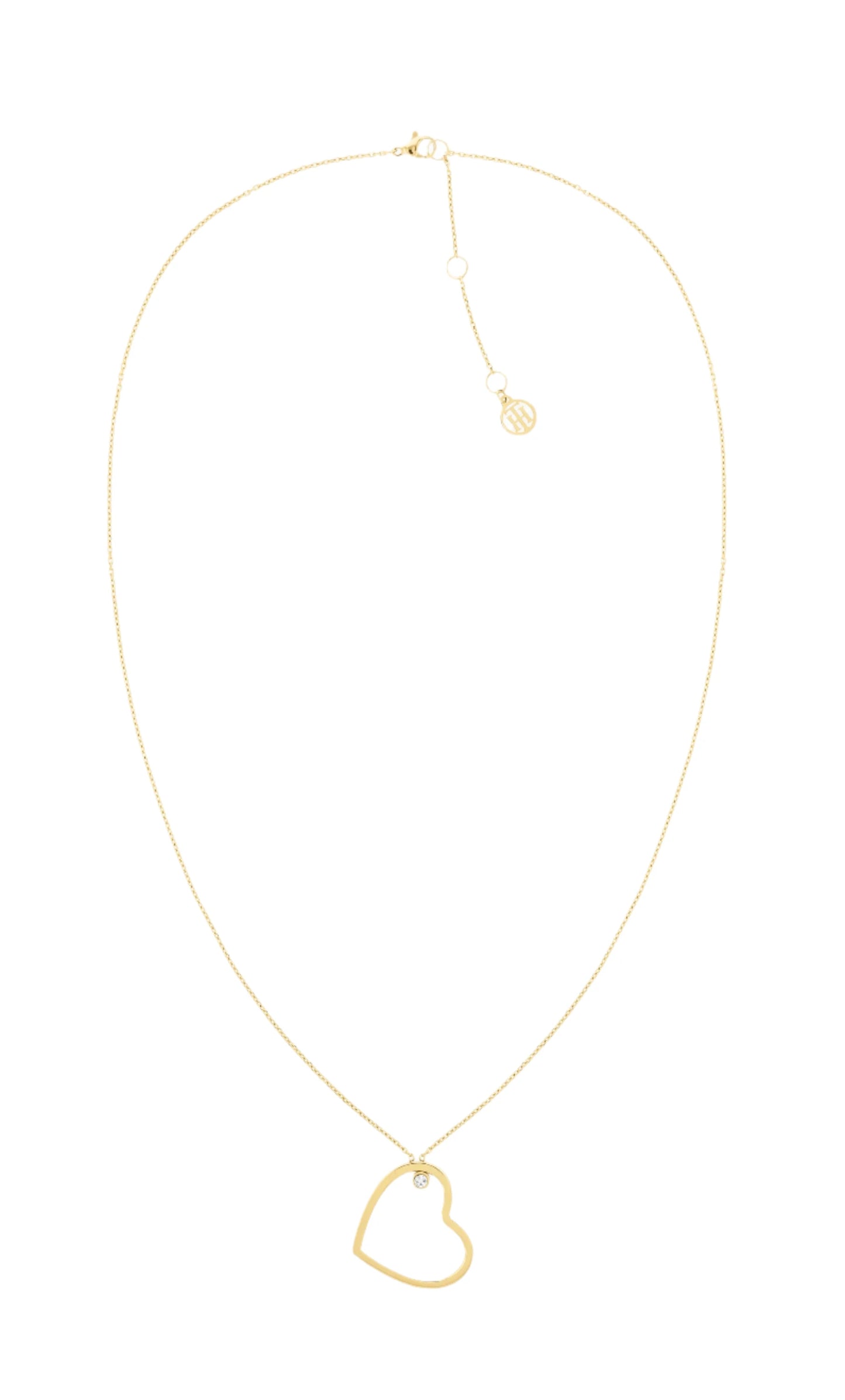 Tommy Hilfiger CG WITH CRYSTALS - Necklace- Gold