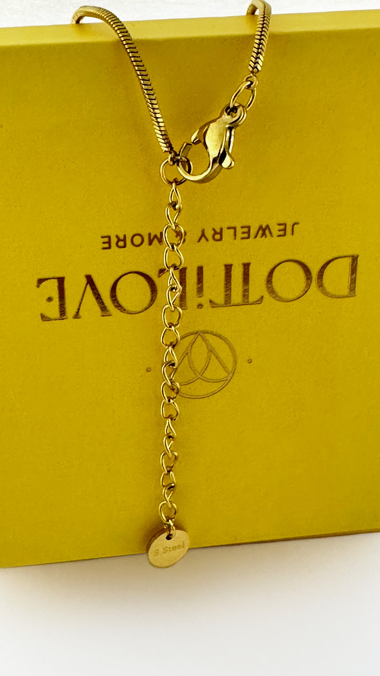 Dotti Love Heart Necklace Gold