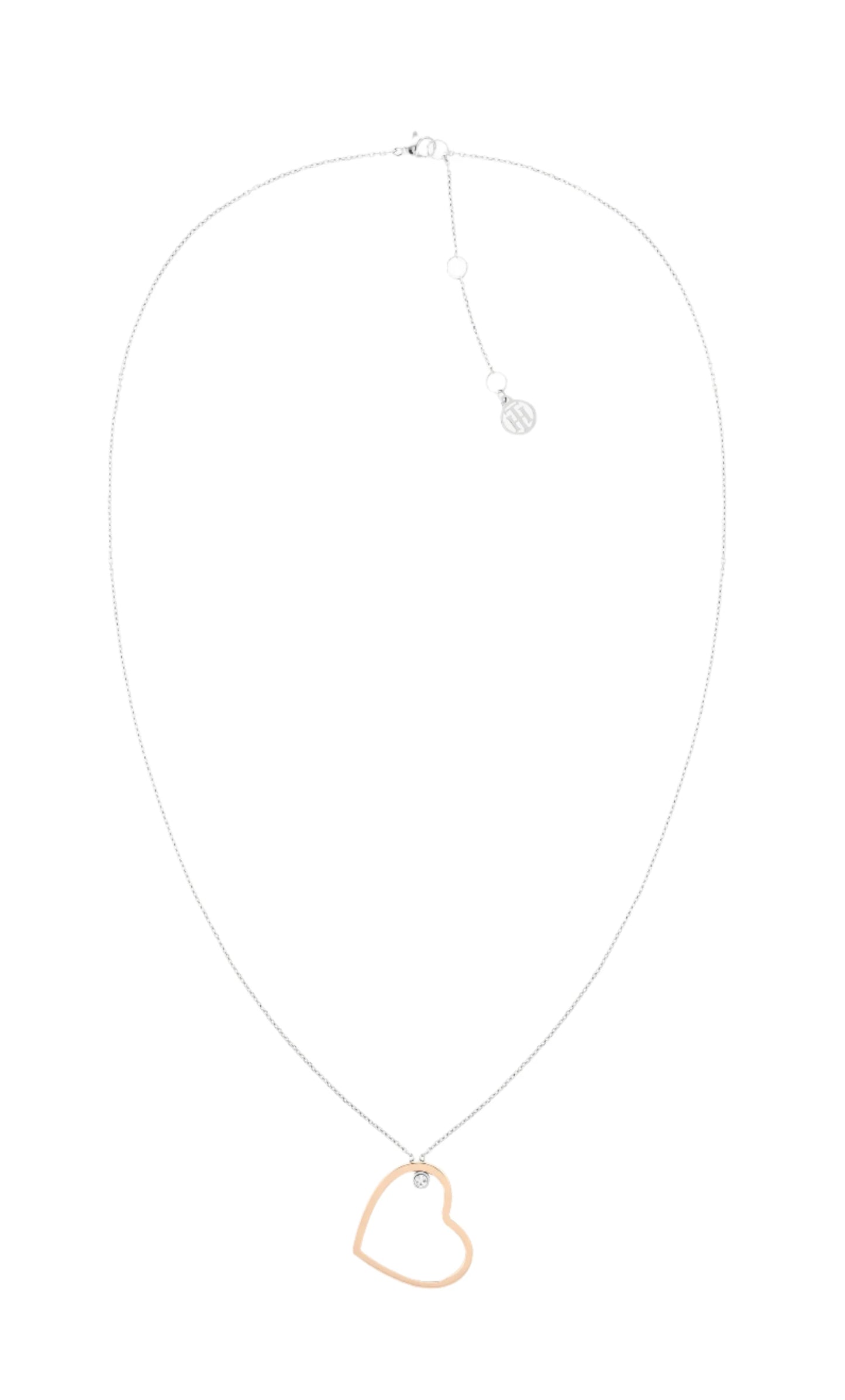 Tommy Hilfiger CG WITH CRYSTALS - Necklace- Rosegold