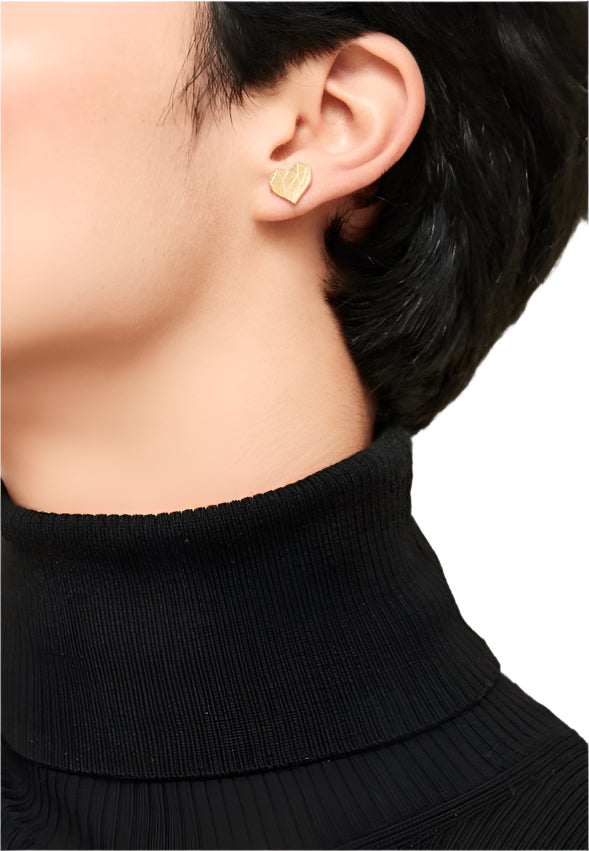 Liebeskind Berlin Broken Heart Stud Earrings