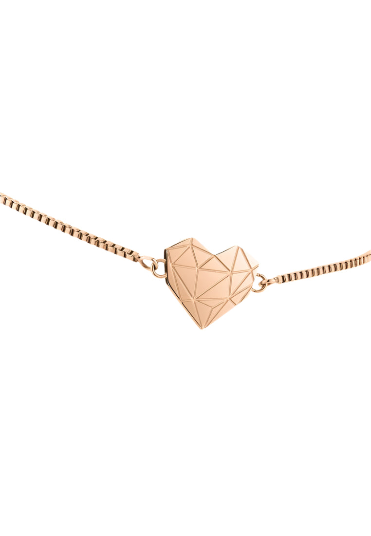 Liebeskind Berlin Broken Heart Bracelet Rose-Gold