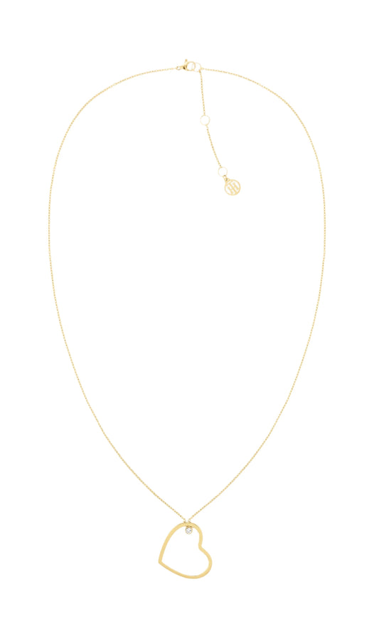 Tommy Hilfiger CG WITH CRYSTALS - Necklace- Gold