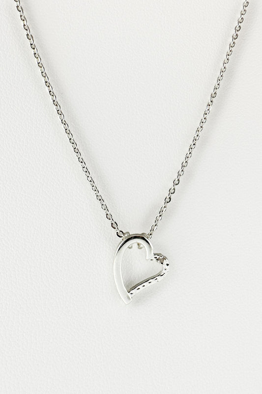 Sterling Silver Heart Necklace