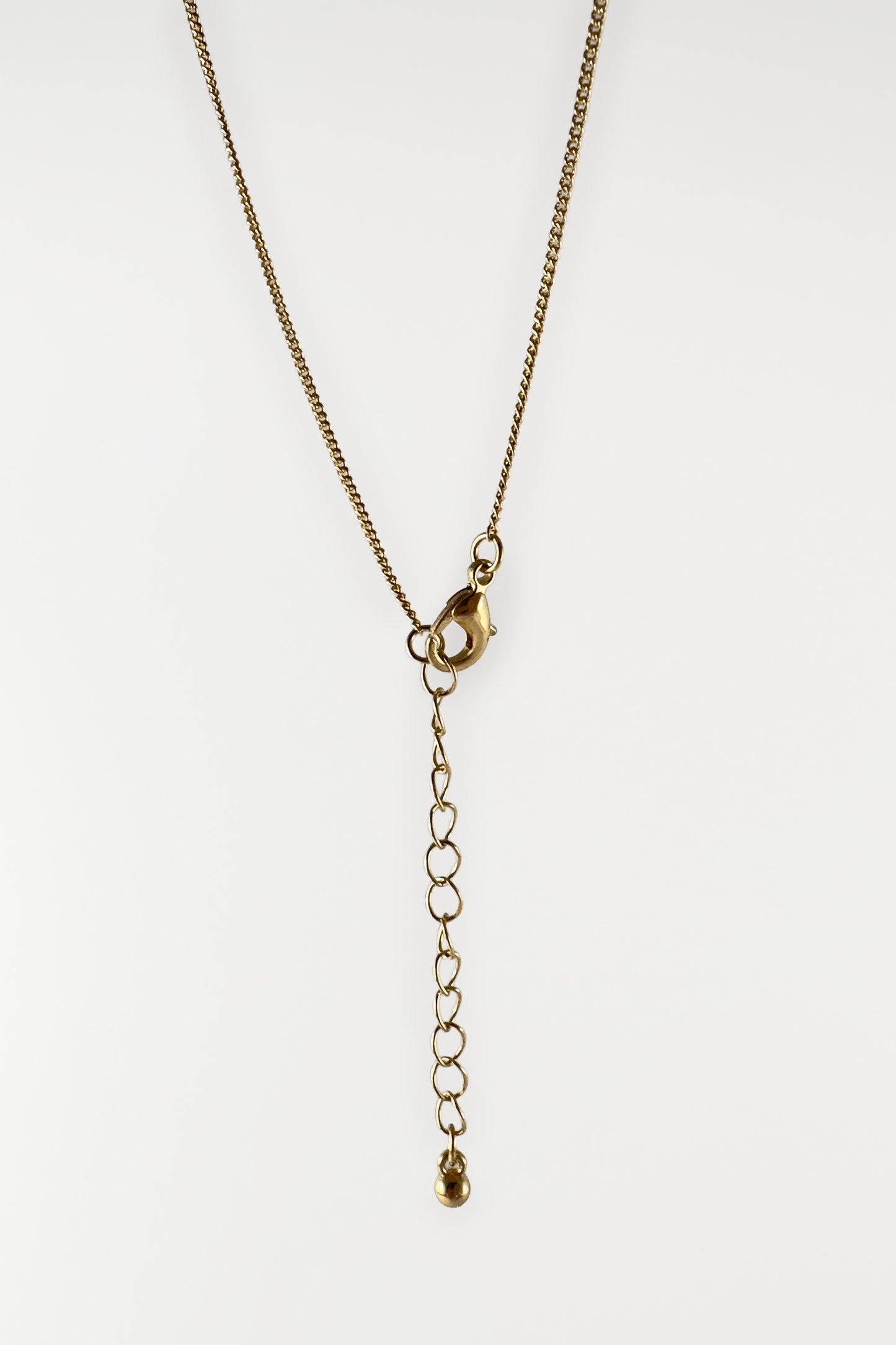 Sterlin silver gold plated heart Necklace with tiny lab diamond