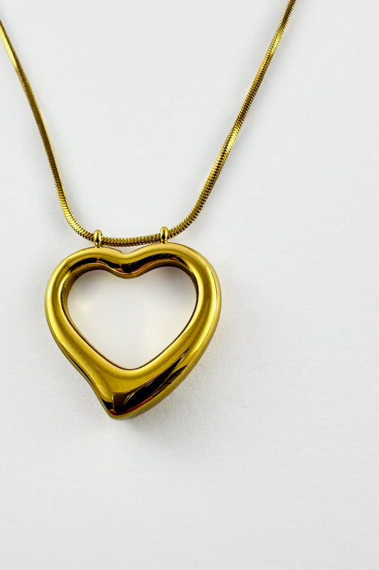 Dotti Love Heart Necklace Gold