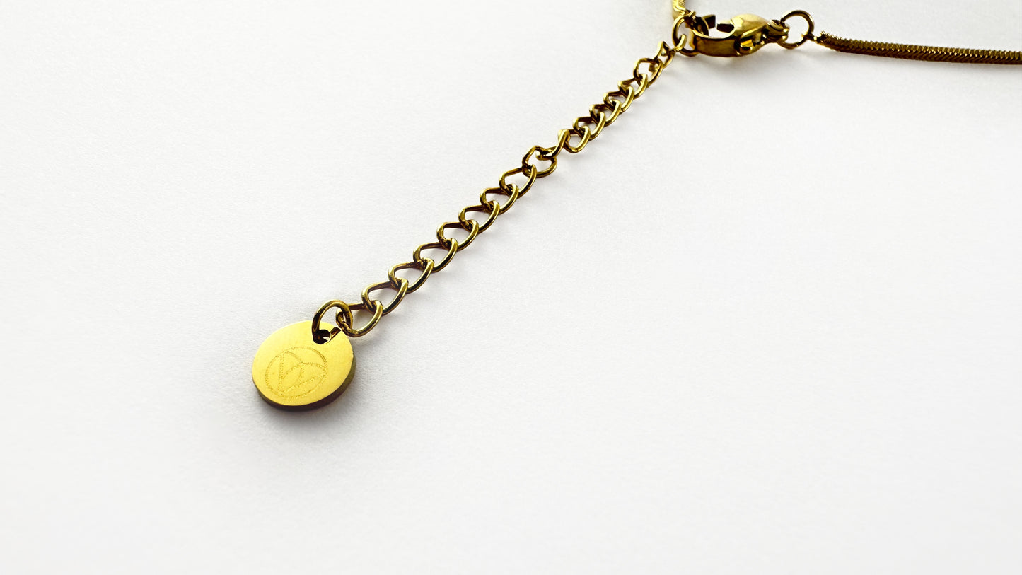 Dotti Love Heart Necklace Gold