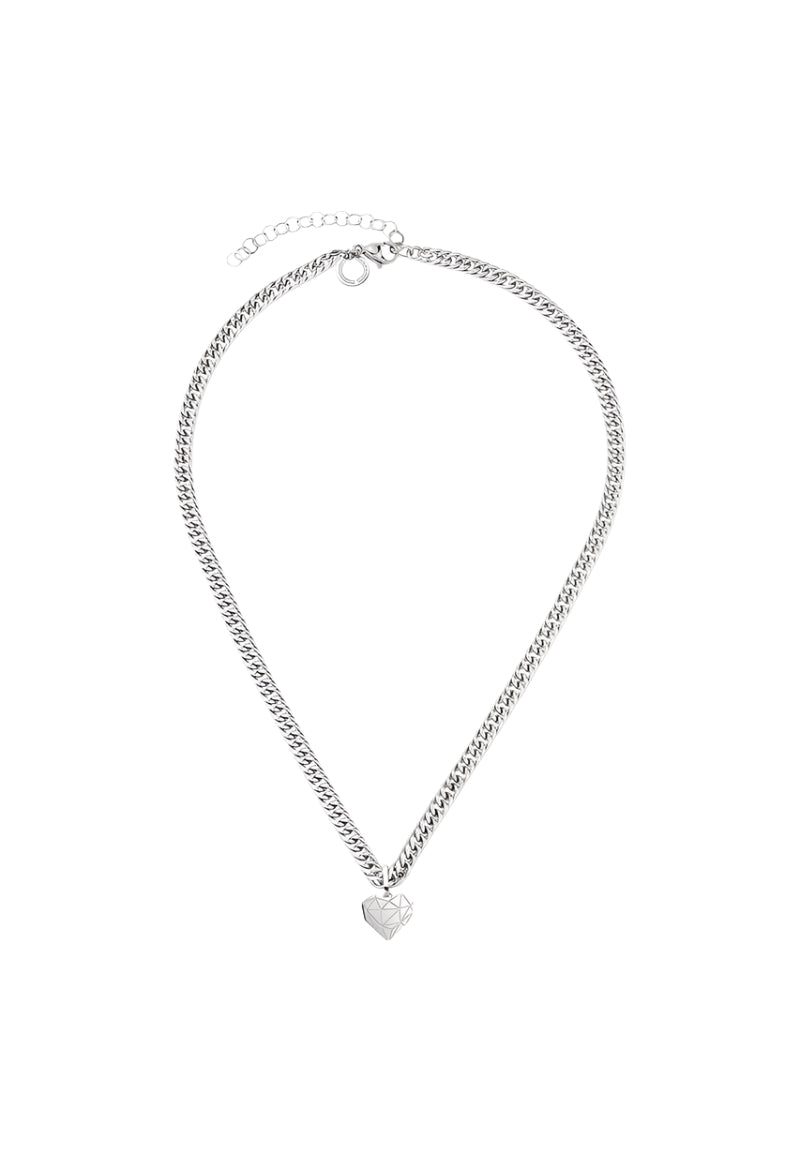 Liebeskind Berlin BROKEN HEART - Necklace Silver